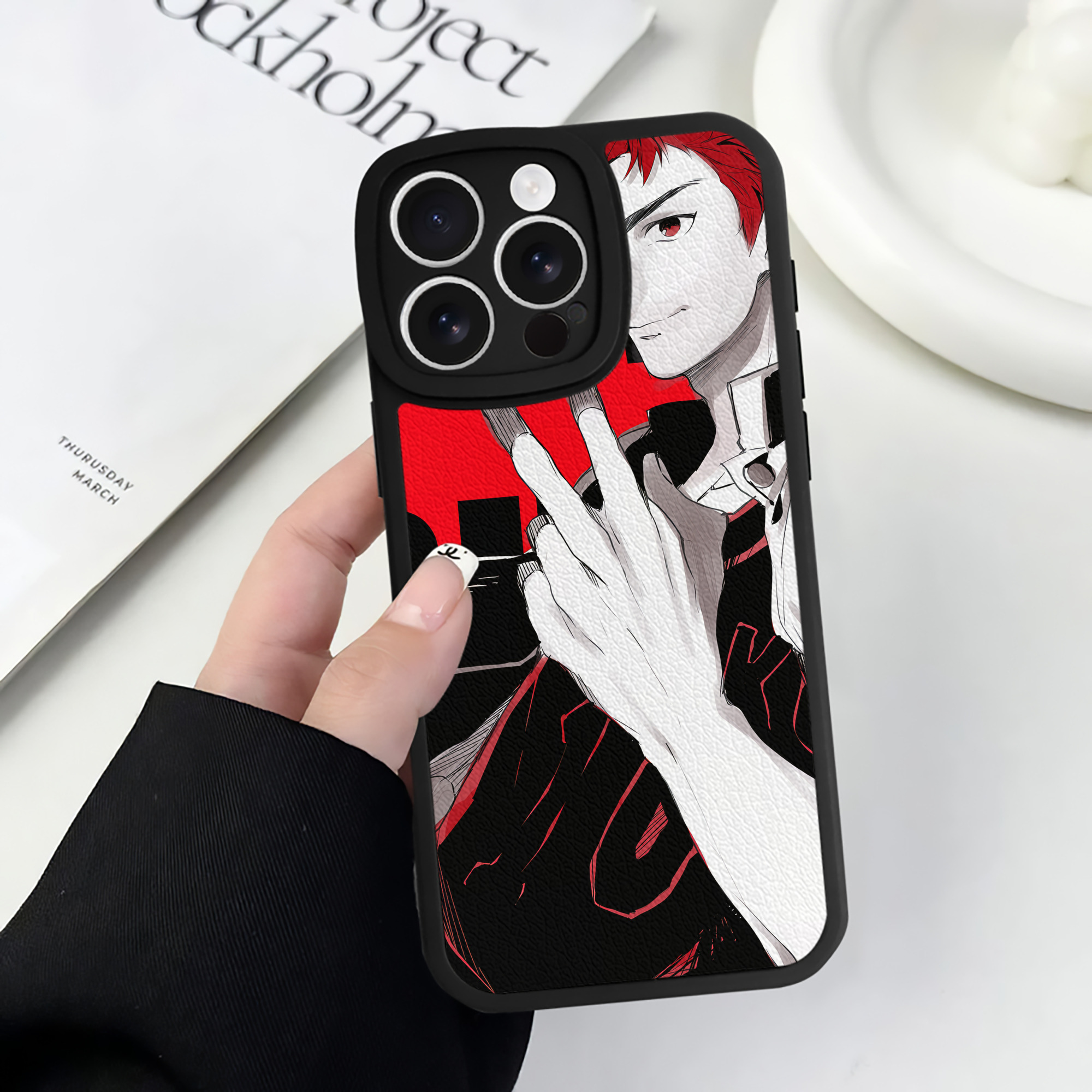（画像用） SLAM DUNK／スラムダンク 【iPhone 16シリーズ対応】シリコンスマホケース（レザー調） 材質：シリコン